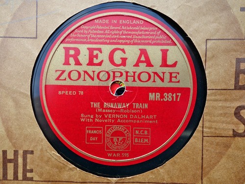 Vernon dalhart the runaway - -,
