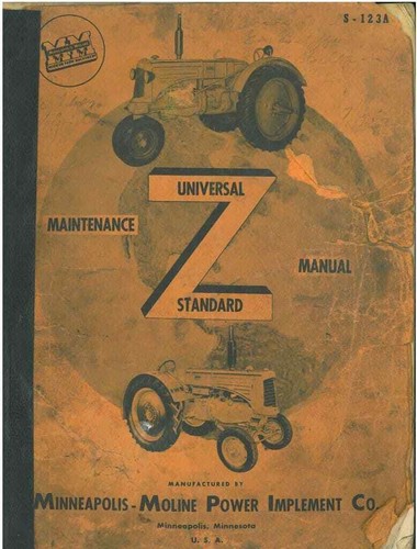 Minneapolis moline tractor - tractor, mm