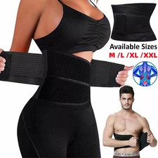 WOMEN WAIST TRAINER BODY SHAPER TUMMY CONTROL BELT BELLY FAT BURNER SLIM CORSET