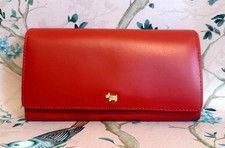 Radley Red Large Leather Purse - New with Dust Bag