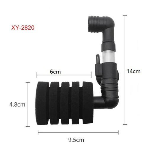 Air driven sponge filter for - air,