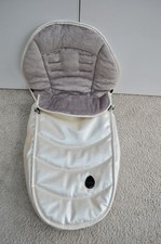 EGG LUXURY WHITE PEARL FOOT MUFF COSY TOES
