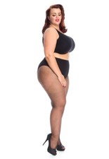 Plus Size Micronet Fishnet
