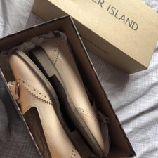 River Island Light Pink Patent Tassel Loafers
