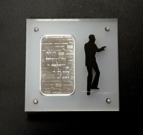 1oz silver james bond - 1oz, bar/