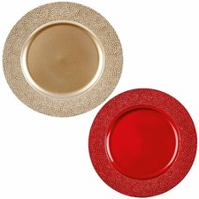 1/2/4/6pcs Hammered Charger