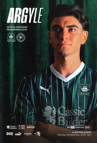 2026 2027 plymouth argyle - argyle, v