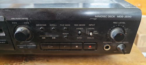 Sony mds je510 minidisc deck - sony,