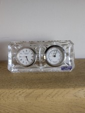 EDINBURGH CRYSTAL CLOCK &