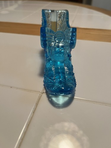 Vintage blue glass - ,
