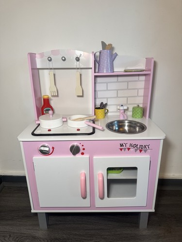 Pink wooden children play - children’s,