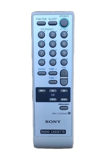 Sony remote cmt - remote, radio