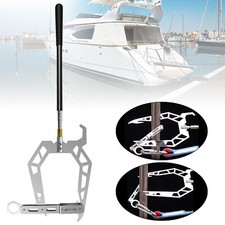 Mooring Rope Dock Hook Threader Long-distance Telescopic Boat Hook Multi-Purpose