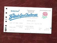 Match TIcket stub - England v