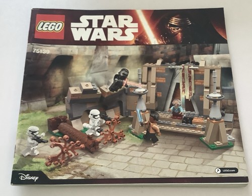 Lego 75139 instruction - instruction, booklet
