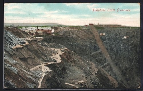 Delabole slate quarries - delabole,,