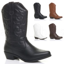 WOMENS LADIES LOW CUBAN HEEL