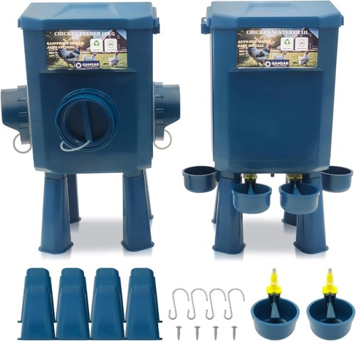 Chicken feeder drinker kit - feeder,