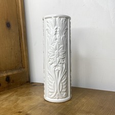 Large White Abstract Floral