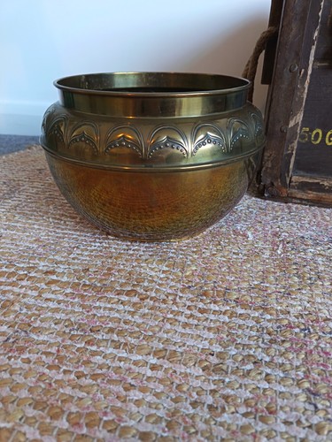 Antique brass art - brass, nouveau