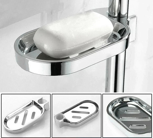 Silver soap dish for - soap, shower
