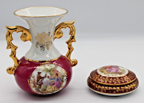 Limoges france meissner vase - meissner, &
