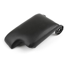 Leather Armrest Center Console Lid Cover For BMW E46 3 Series 98-06 Black H7