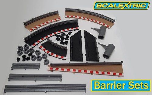 Scalextric borders barriers - scalextric,