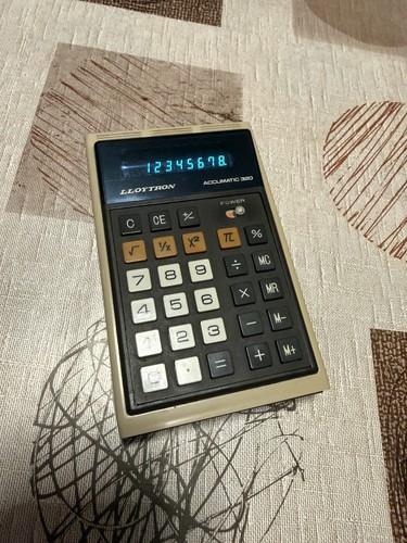 Vintage calculator lloytron - vintage,