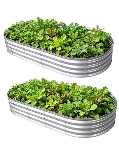 2pcs metal raised - metal, bed