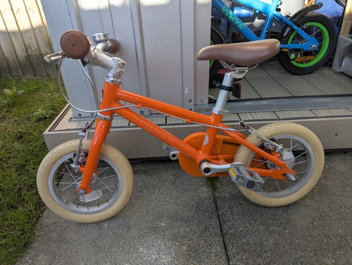 Kids bike with - with, peddles