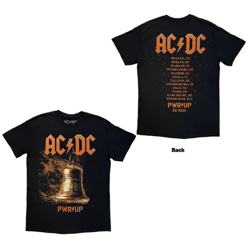 Shirt bell lightning - ac/dc,