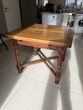 Arts & Crafts WARING & GILLOW Ltd Extendable Oak Dining Table c 1900- 1910