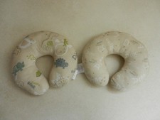 Children's Dinosaur Roar Neck Cushions x 2 Head Support Travel Support