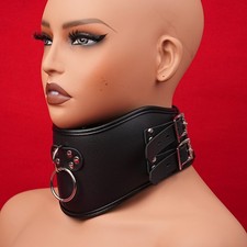 Neck Collar O-Ring Fetish Leash Harness Padded Bondage SM Flirting Slave Games