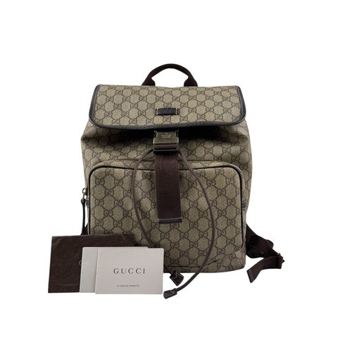 Gucci single buckle backpack - single,
