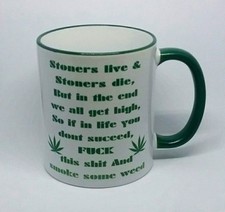 Stoner weed coffee mug drugs - coffee,