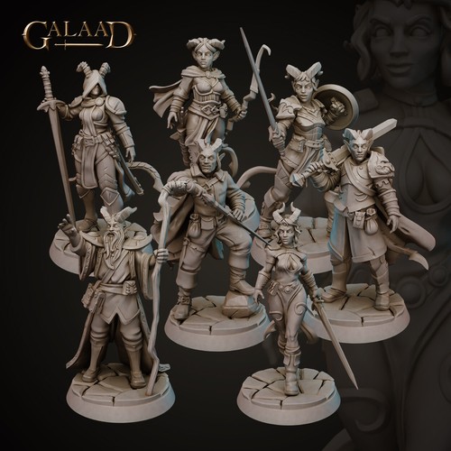 Tiefling warband galaad - tiefling, |