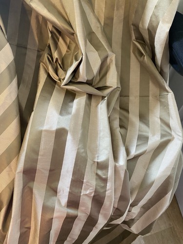 Curtain material remnants silk - material,