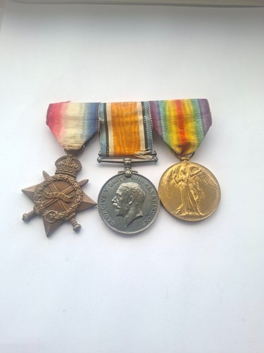 Wwi medal trio george - wwi,
