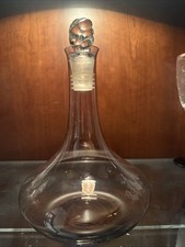 Vintage blown glass decanter - blown,