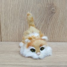 Realistic Ginger White Cat