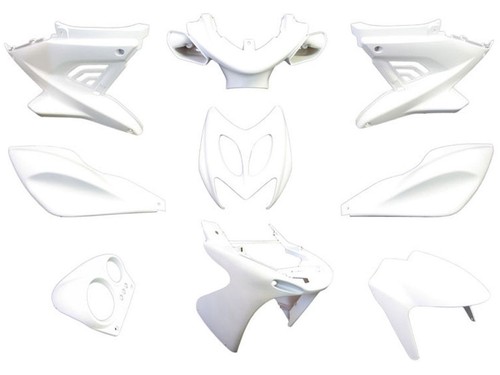 Fairing kit edge piece - 9-piece, white