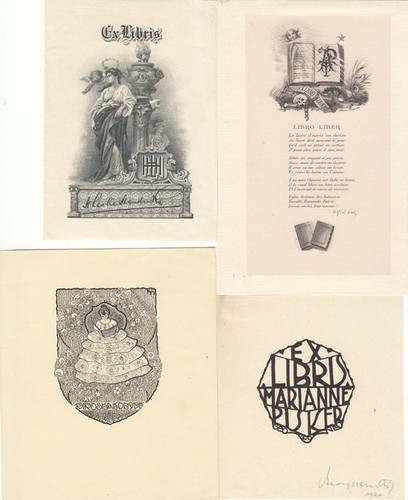 Exlibris bookplate fundus - bookplate,