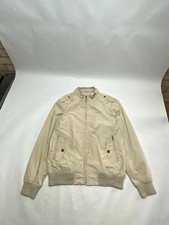 Schott NYC Beige Bomber Jacket