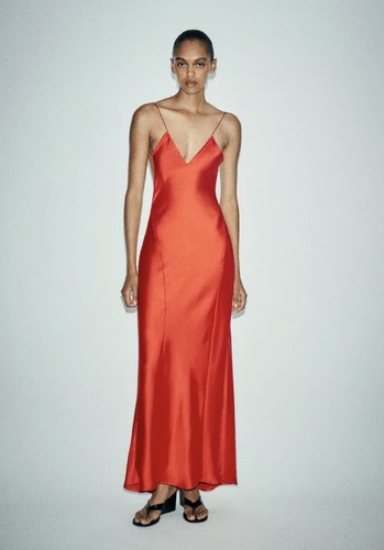 Zara satin maxi - satin, medium