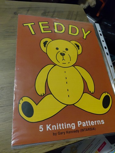 Intarsia teddy knitting - 5,