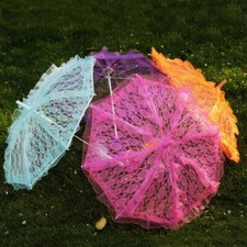 Vintage lace parasol umbrella - lace,