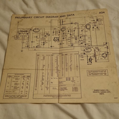 Murphy radio valve - murphy, circuit