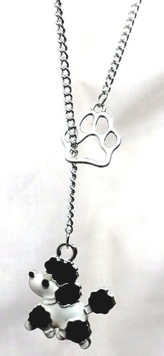 Parti poodle necklace - parti,